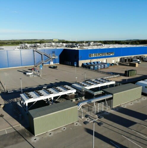 Reference IKEA Aalborg: flexible station for waste heat utilisation