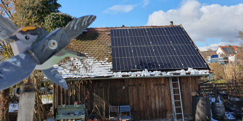 PV-Anlage auf Wohnhausdach