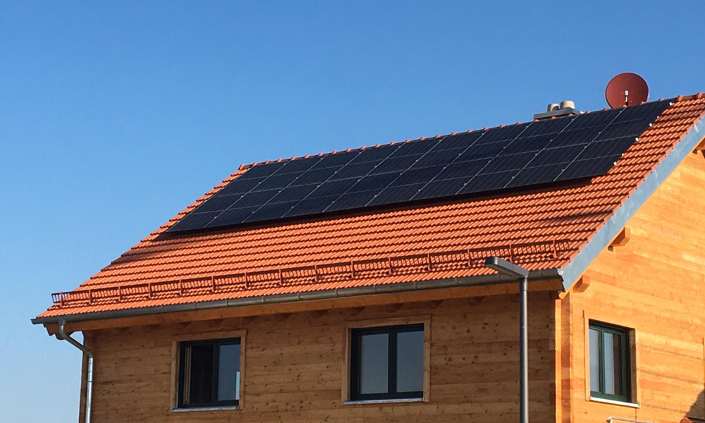PV-Anlage auf Hausdach