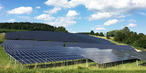 Freiflächen-Solarpark