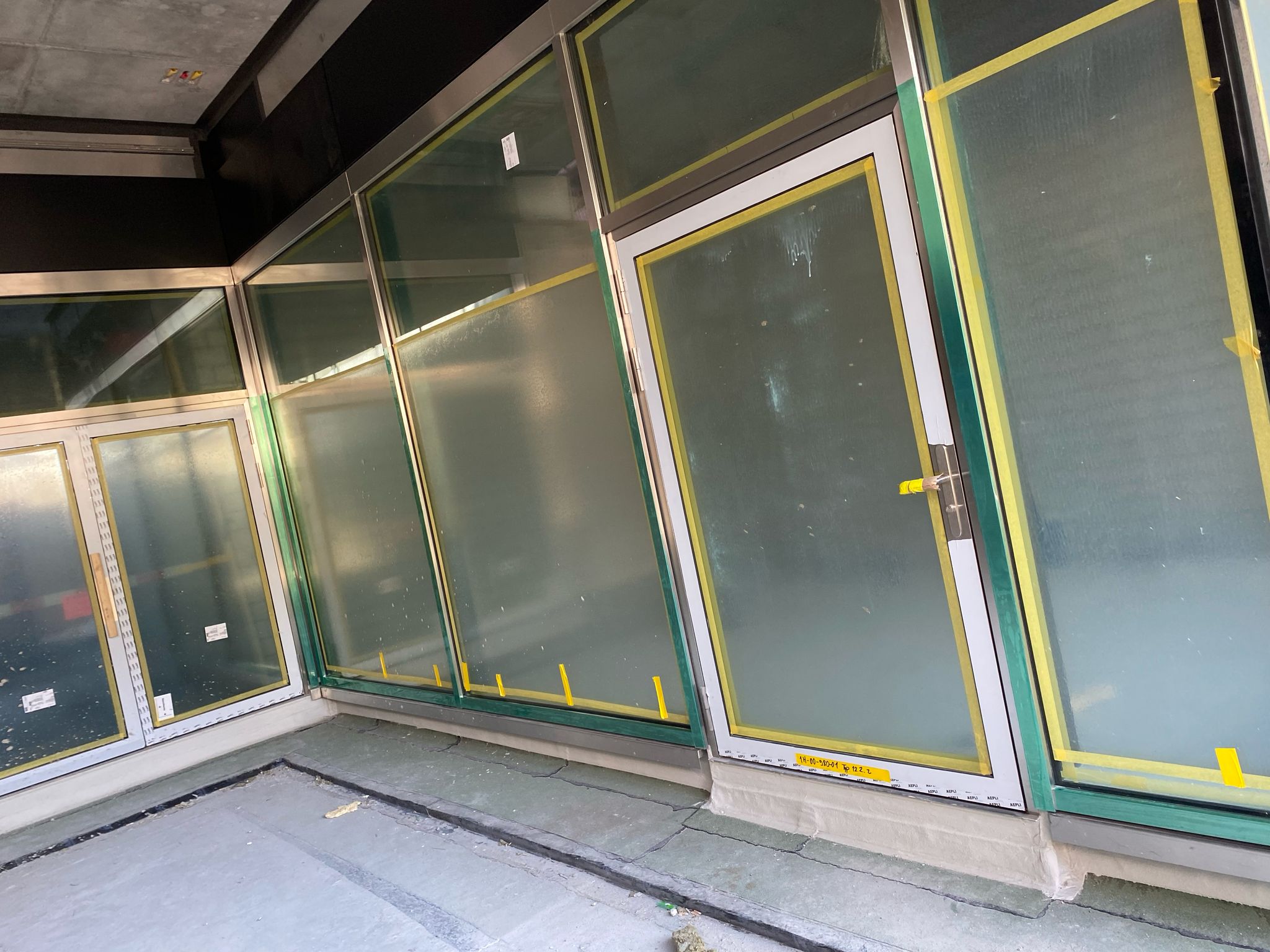 Geschützte Fensterfläche