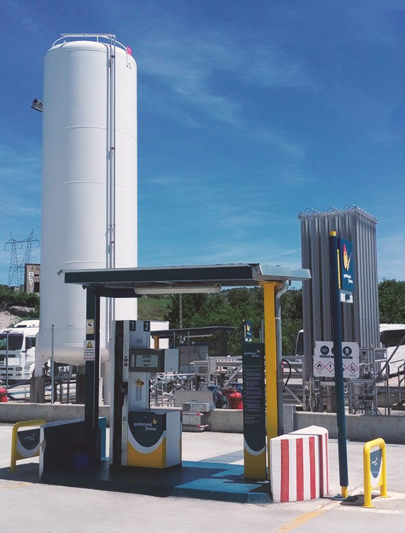 LNG-/LCNG-Betankungsstation