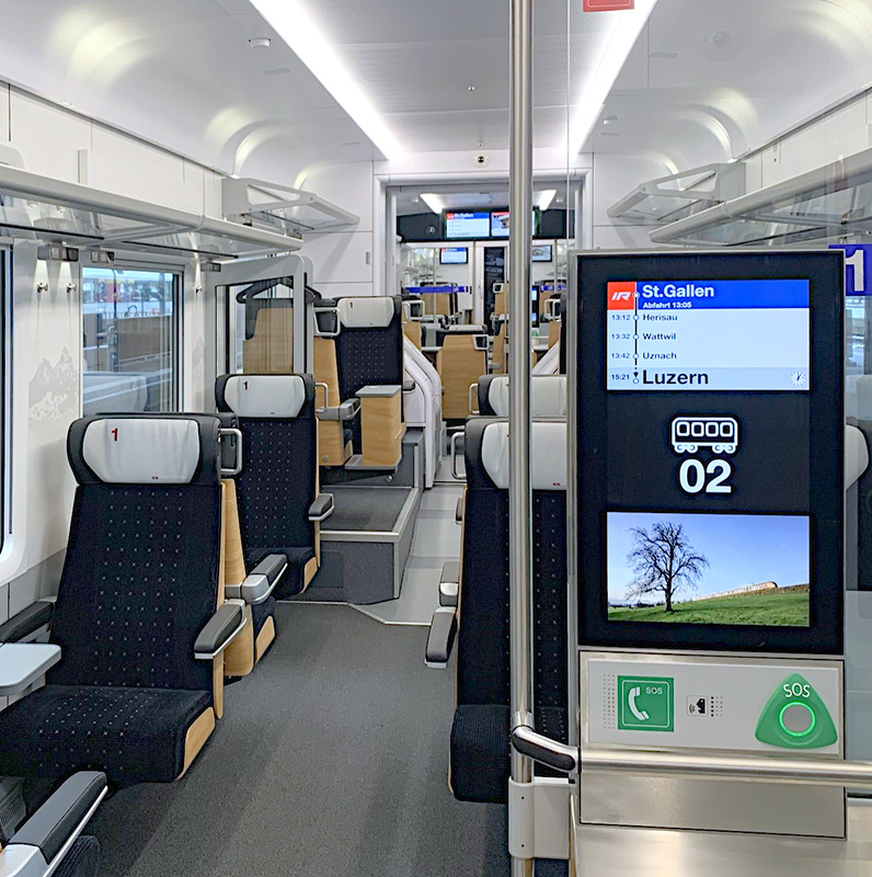 TFT-Fahrgastinformationsdisplay