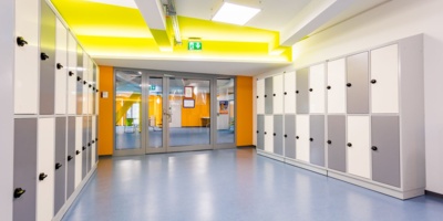 Schließfachanlage Bildungseinrichtung Frankfurt
