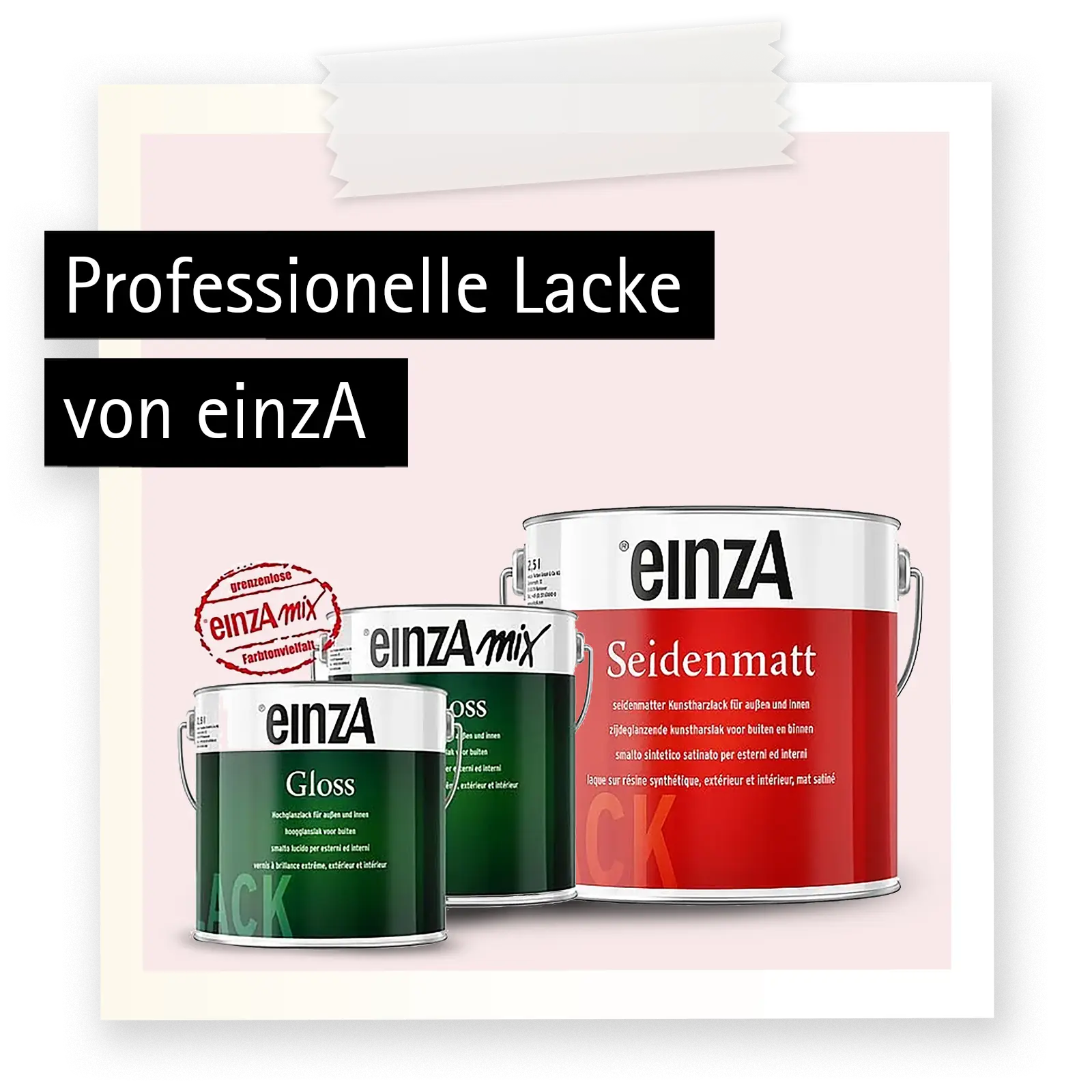 einzA Wandfarben und Lacke