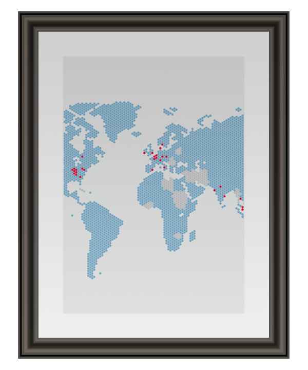 Globale Expansion von Cook