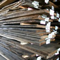 Original alte Bohlen und Bretter