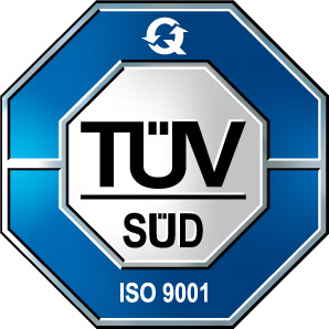 ISO 9001:2015-Zertifizierung durch TÜV SÜD