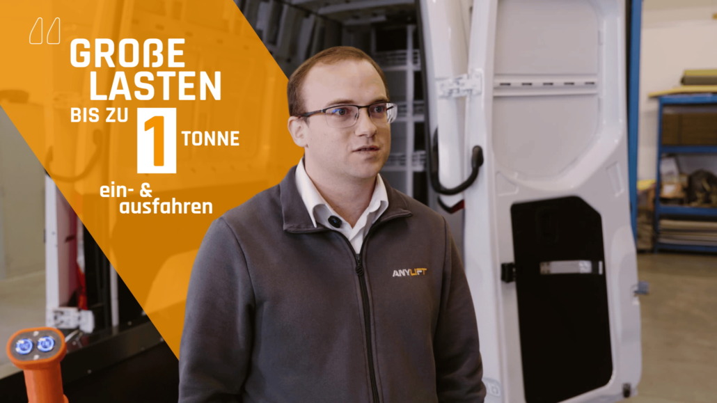 Vollelektrisches Hubladesystem ANYLIFT