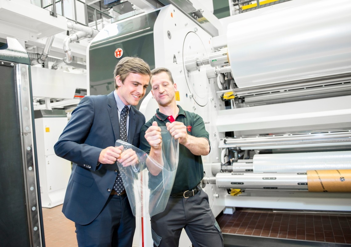 Wickelsysteme und Folientests im Technologiezentrum