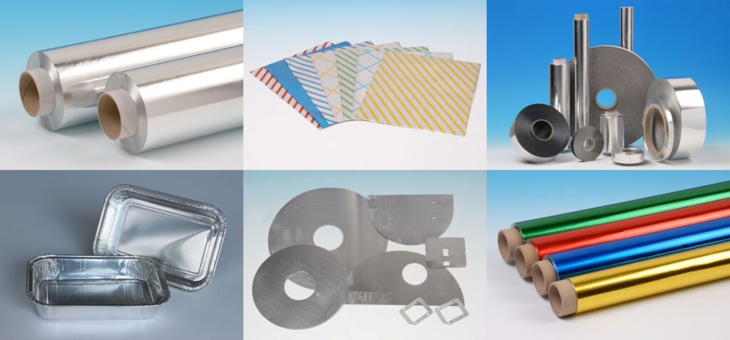 Aluminiumprodukte (Folien, Stanzteile, Selbstklebefolien)