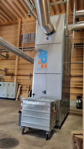 APFenergyTowerFilter – Feinstaubfilter für industrielle Holzfeuerungen