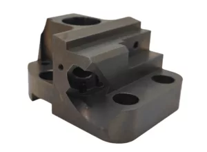 5-axis milled steel part with nitriding