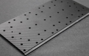 CNC-milled aluminium part with mirror-finish surfaces