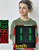 Geschwindigkeitsanzeigetafel mit Smiley