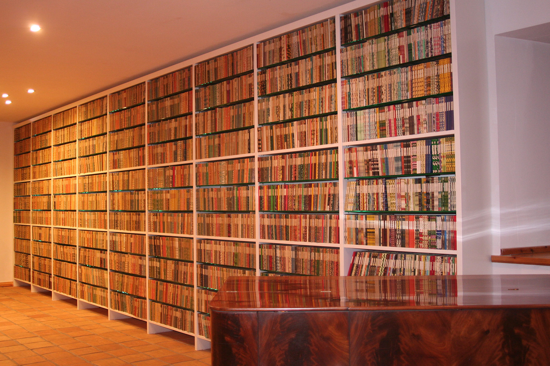 Bücherregal aus der eigenen Fertigung