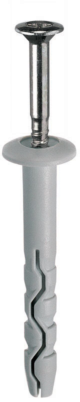 Pilzkopfdübel 6 x 35 mit verzinkter Schraube
